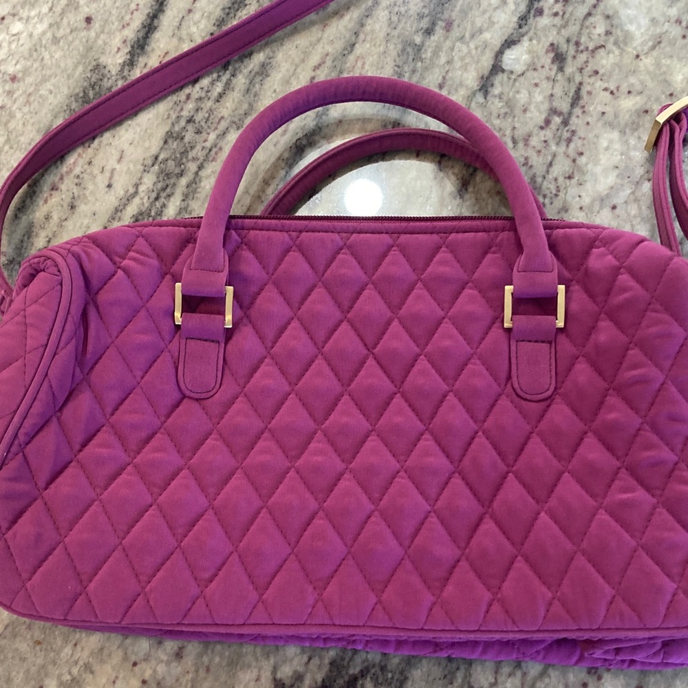 Vera Bradley Burgundy Interior Handbag